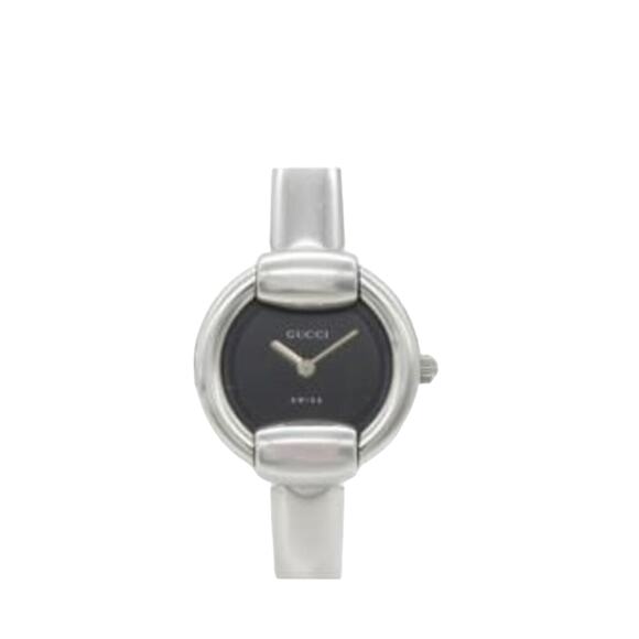 Gucci Vintage 1400L Silver Stainless Steel Horsebit Buckle Watch (GGXX100) - Picture 1 of 13